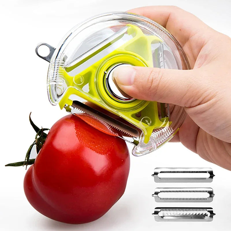 3 In 1 Magic Trio Peeler Set Slicer Shredder Cutter