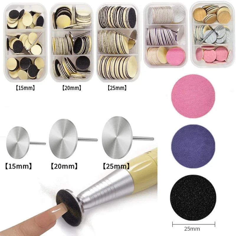 Foot Rasp Kit With Replaceable Sanding Disks For Calluses And Dead Skin
