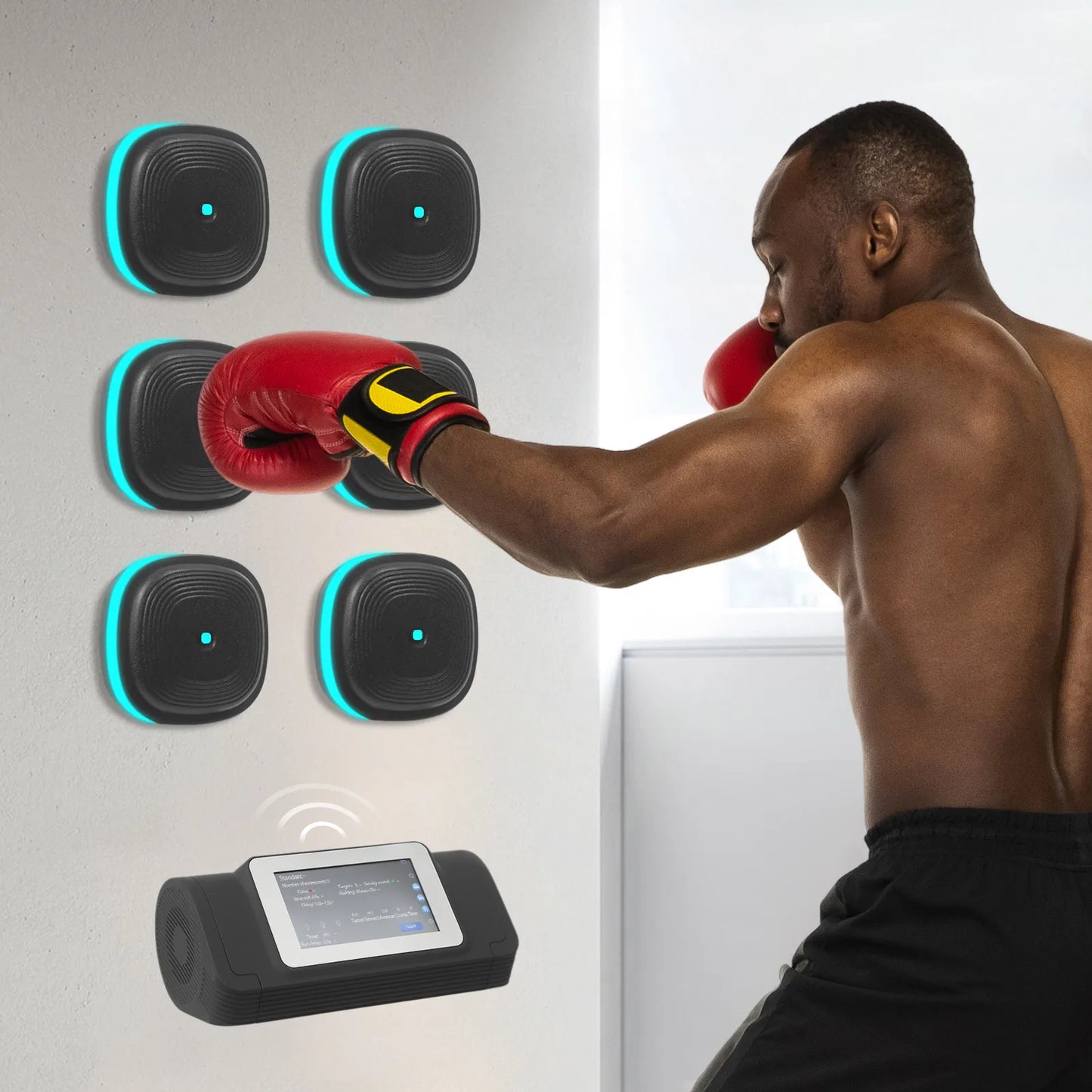 Bluetooth Music Boxing Wall Target Machine For Home Fitness And Agility Training