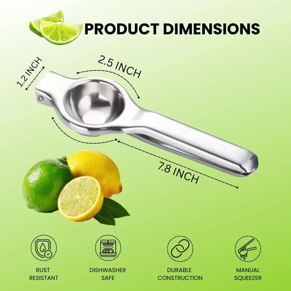 Easy To Use Citrus Juicer Stainless Steel Lemons Limes Oranges