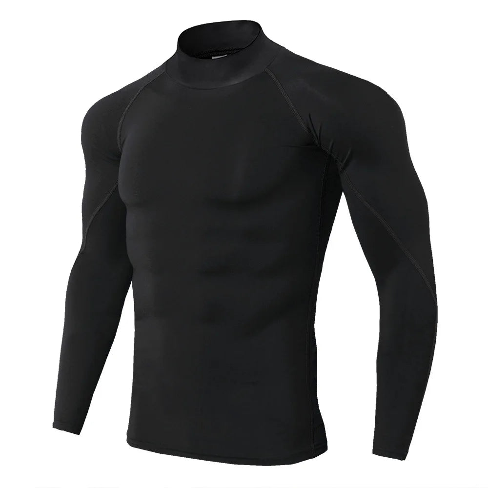 Mens Quick Dry Long Sleeve Sport T Shirt For Gym Running