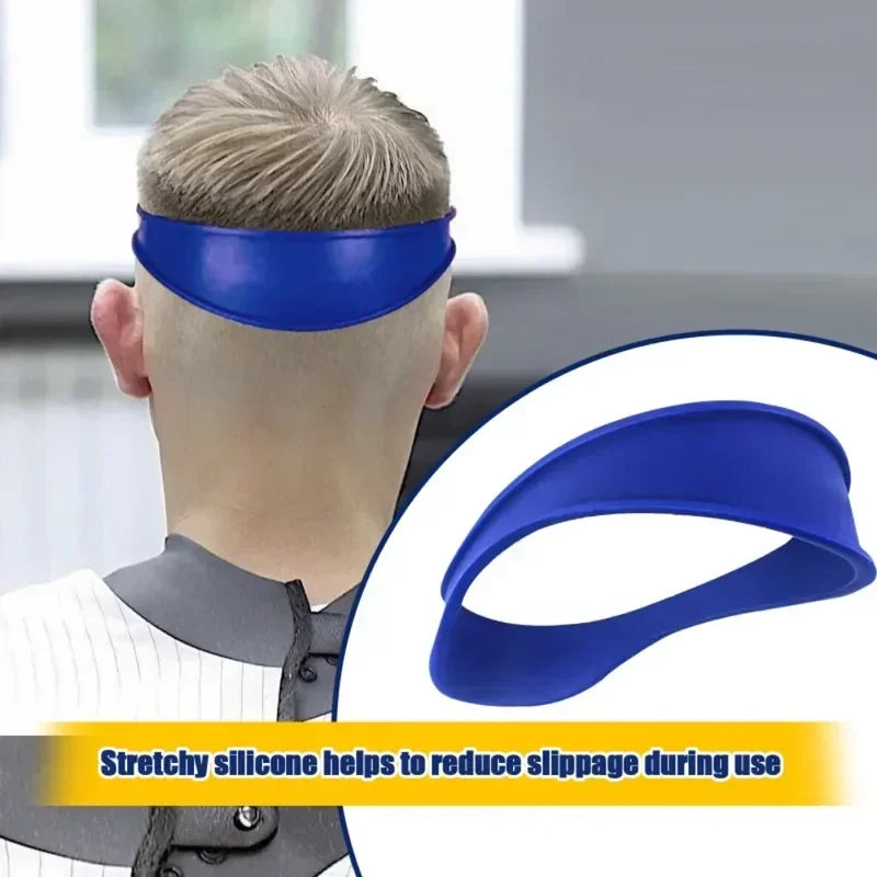 DIY Home Haircuts Curved Headband Silicone Neckline Shaving Template