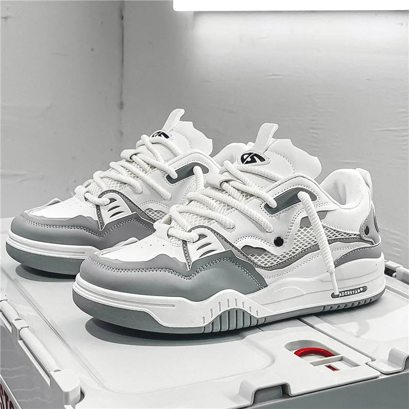 Men's Casual Shoes Four Seasons Retro Platform Sneakers L11