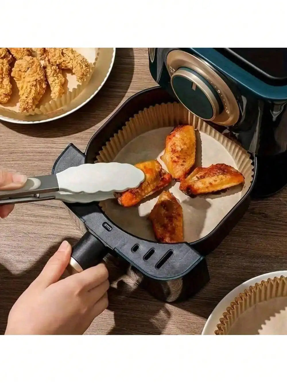 Disposable Air Fryer Baking Paper Square And Round Parchment Liners
