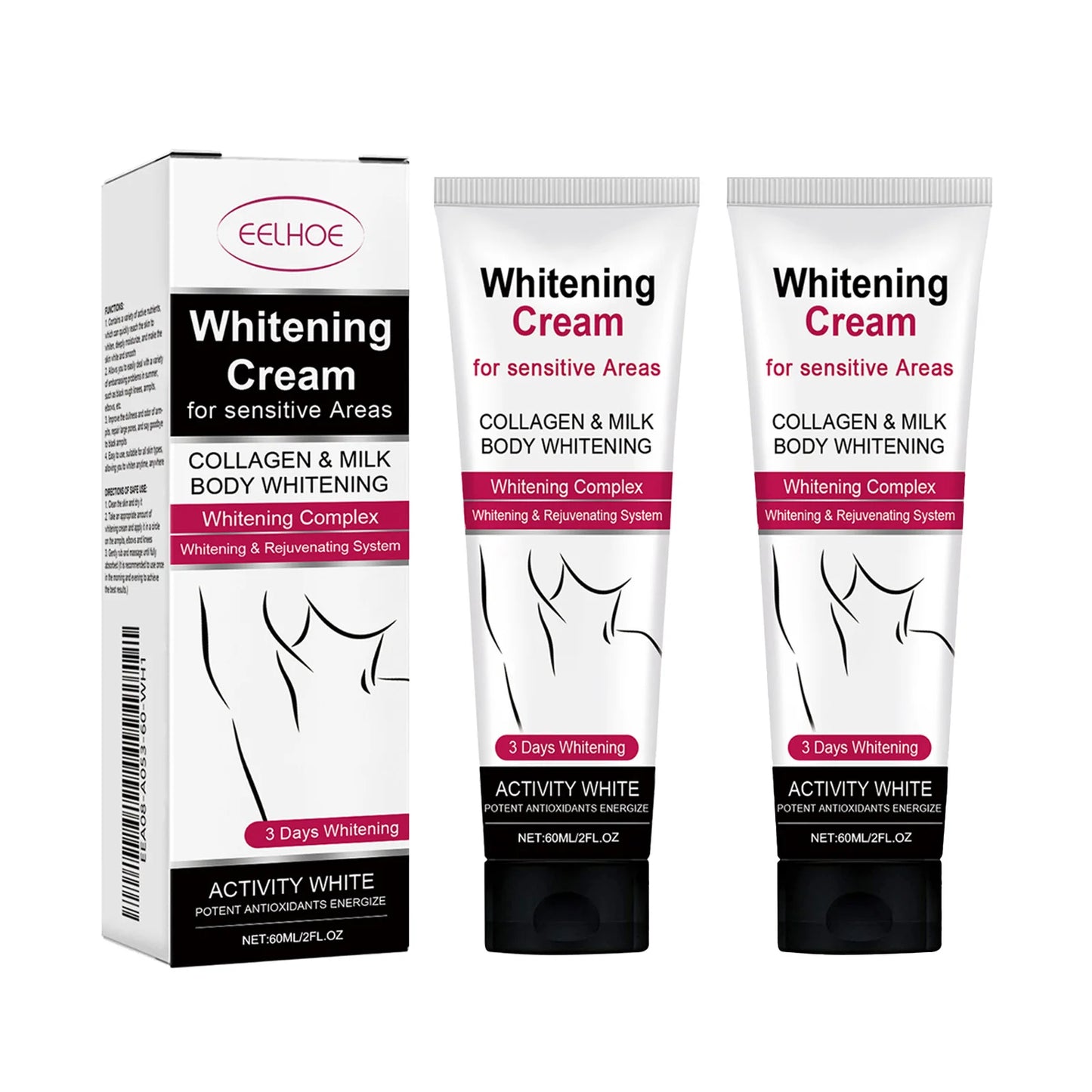 Eelhoe Underarm Whitening Cream Reduces Melanin Pigmentation