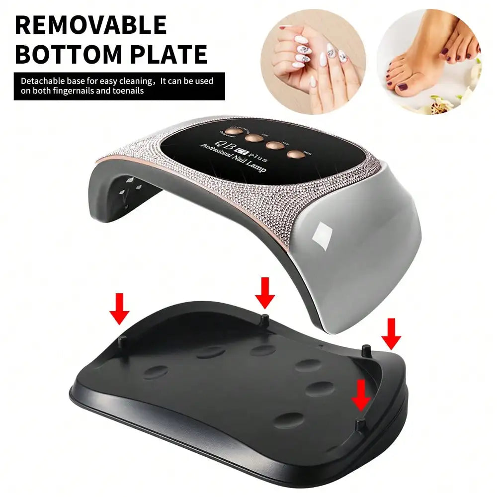 UV LED Nail Lamp Cordless Diamond Pro With Auto Timer