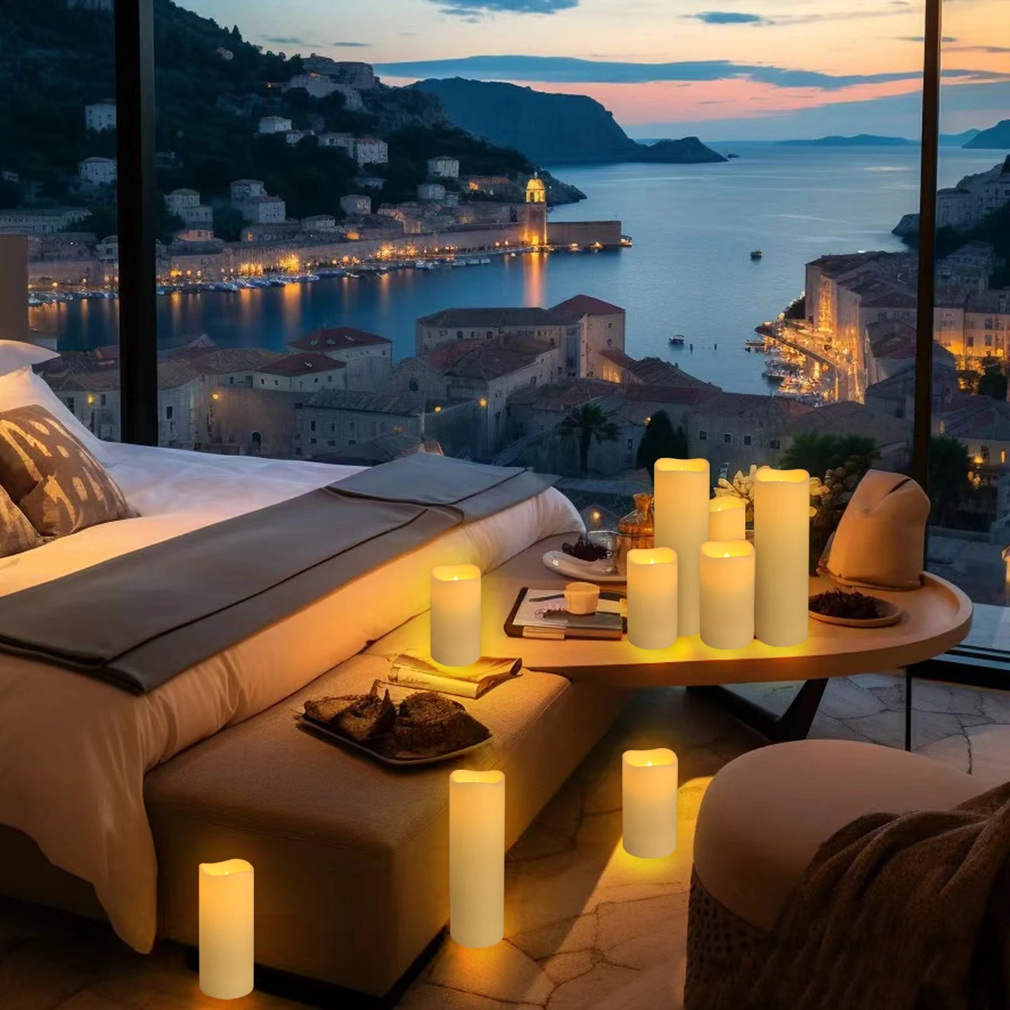 Flameless LED Candles Indoor Waterproof 24-144 Sets For Events