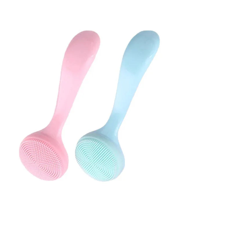 Portable Silicone Facial Cleansing Brush For Effective Makeup Removal