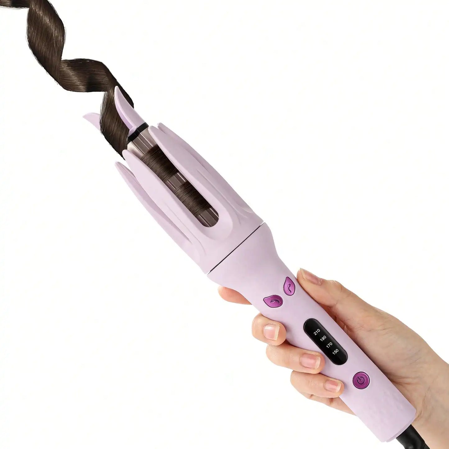 Electric Automatic Hair Curler Rotating Curling Iron 4 Temp Modes