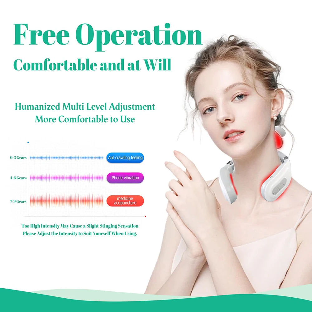 4 Heads Electric Back Massager USB Rechargeable For Home Office