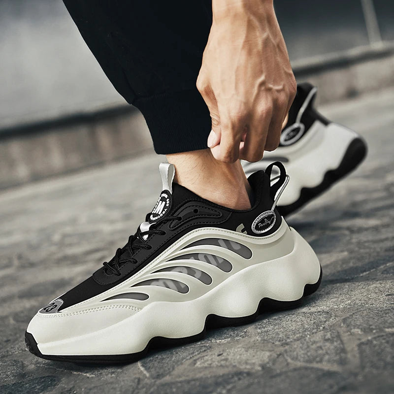Men Breathable Casual Sneakers Lightweight Running Shoes