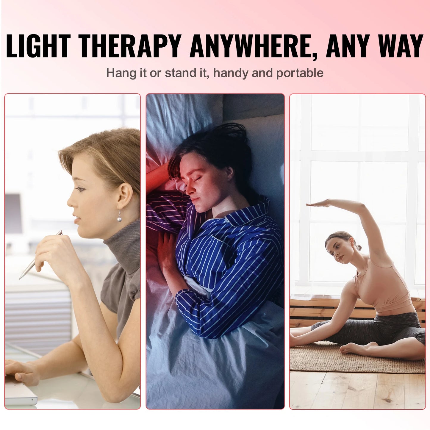 Dual Chip Red Light Therapy Panel 660nm 850nm 120W