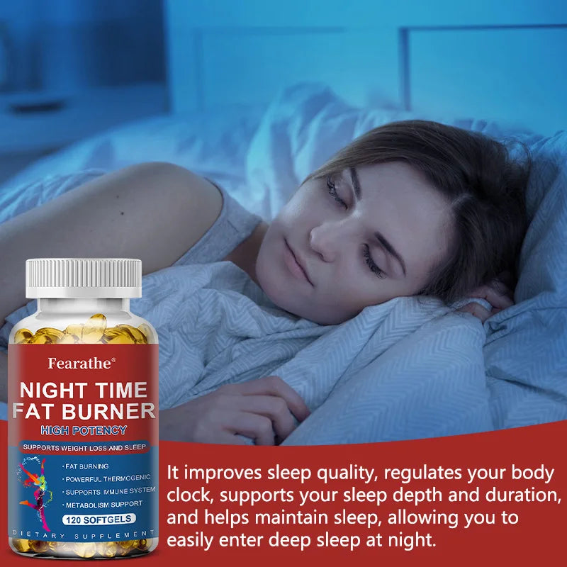 Fearathe Charge Nighttime Fat Burner Capsule Supports Sleep And Weight Loss