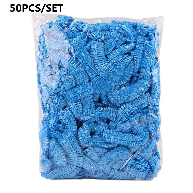 Disposable Shower Cap Waterproof Hair Cap For Bath And Sauna