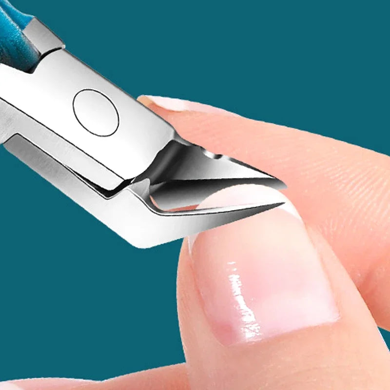 Stainless Steel Toenail Clipper With Straight Tip For Thick Nails