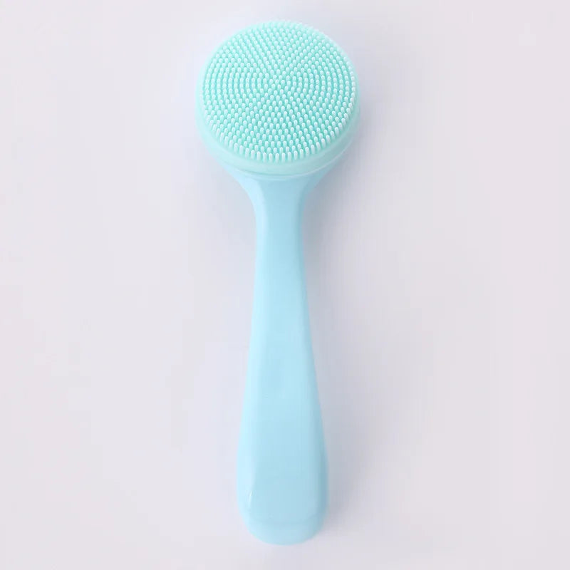 Portable Silicone Facial Cleansing Brush For Effective Makeup Removal