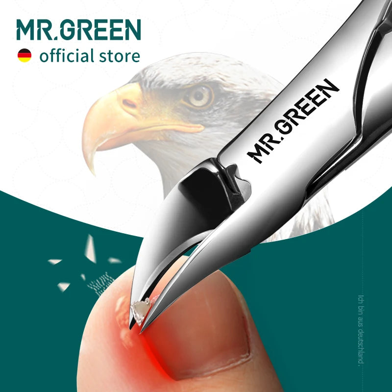 MR.GREEN Nail Clippers Toenail Trimmers For Pedicure Manicure