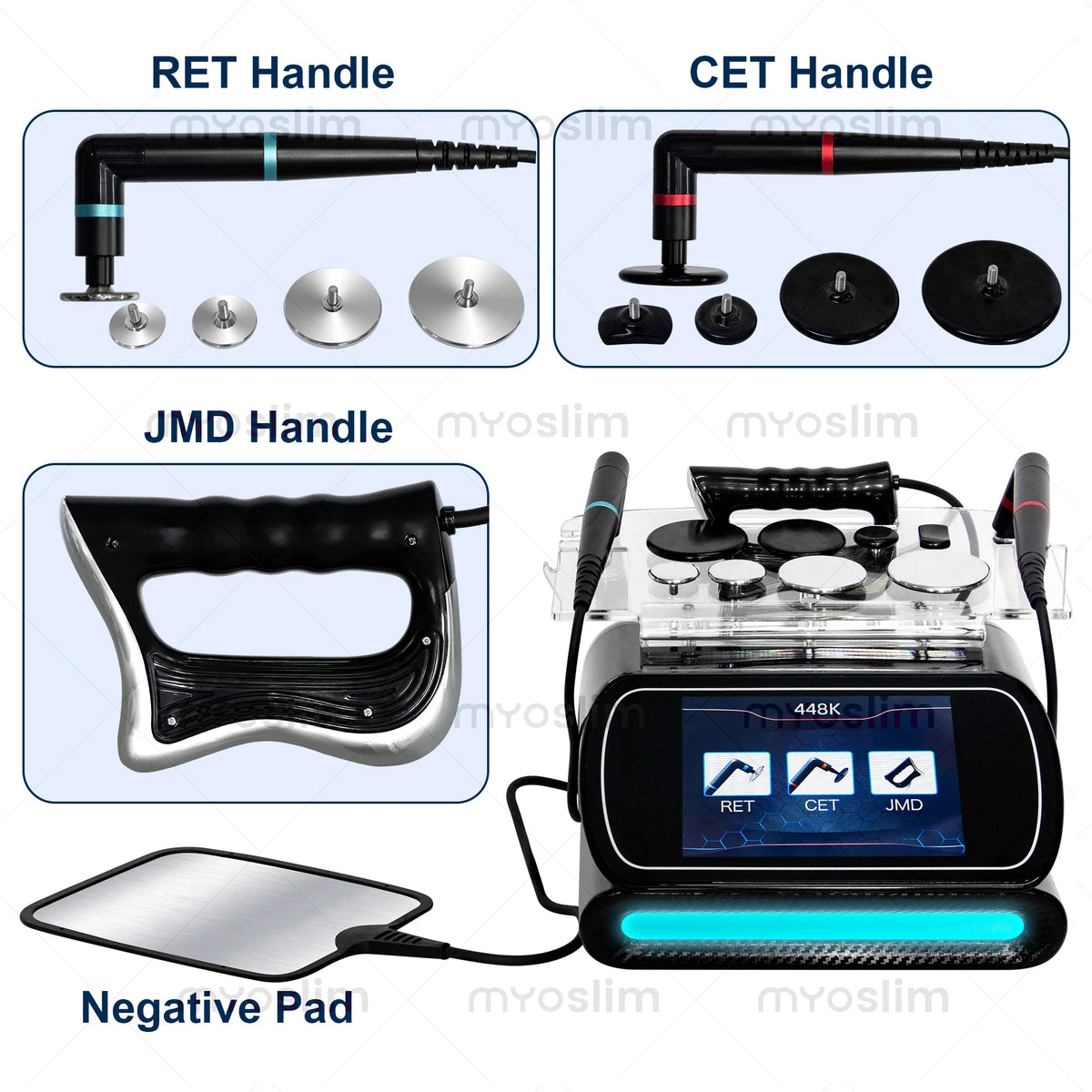 Indiba 448KHz RF EMS Beauty Machine For Slimming And Firming