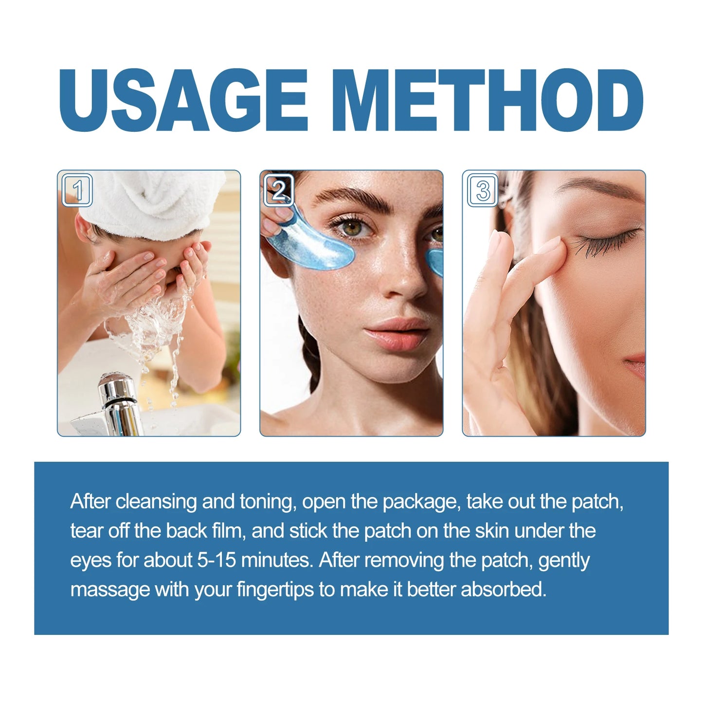 Eelhoe Collagen Eye Mask Relieve Puffiness Lighten Dark Circles