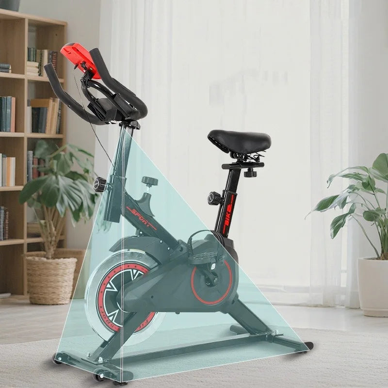 Silent Indoor Spin Bike With Comfort Seat For Cardio Training