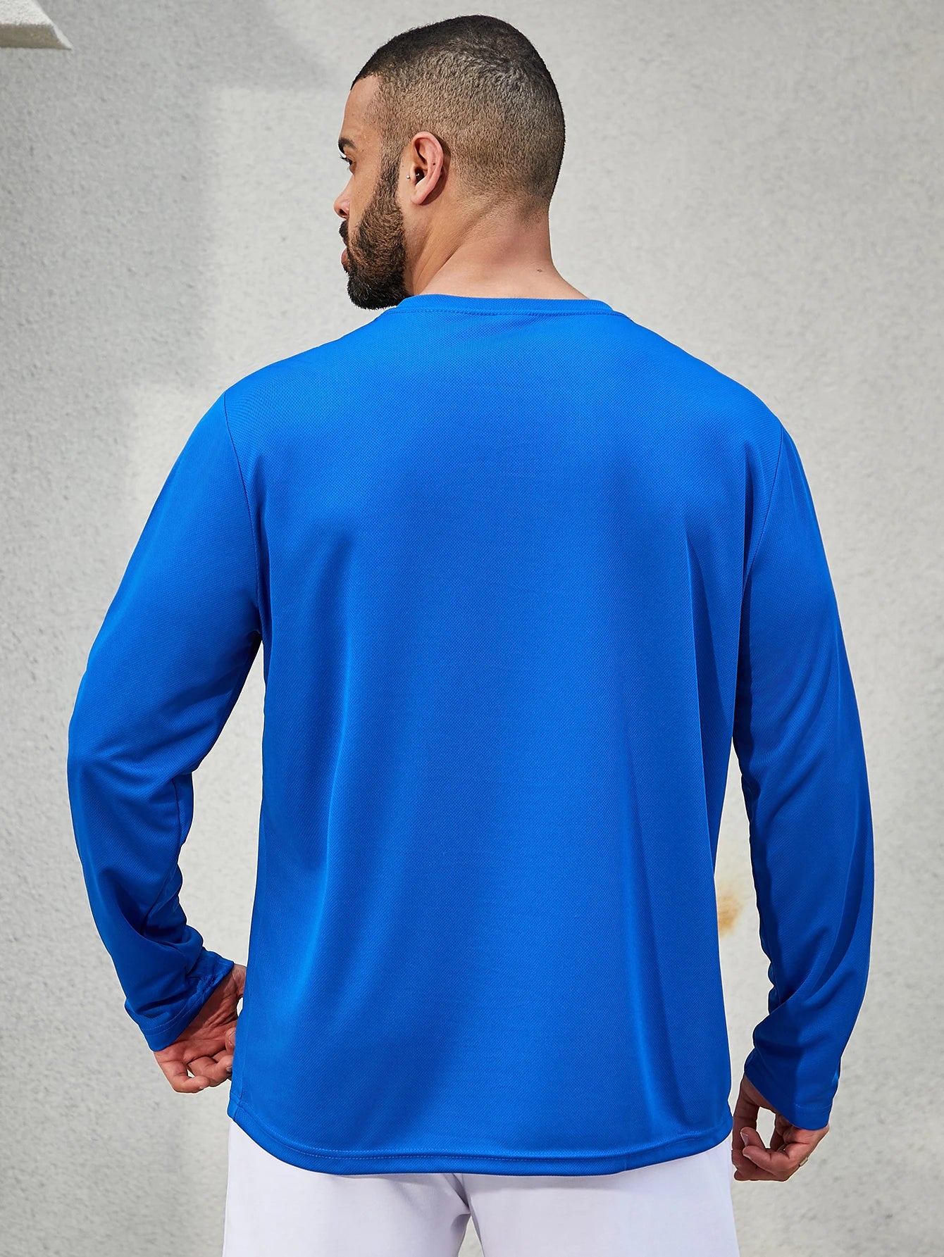 Men's Quick Dry Long Sleeve T Shirt Moisture Wicking Breathable