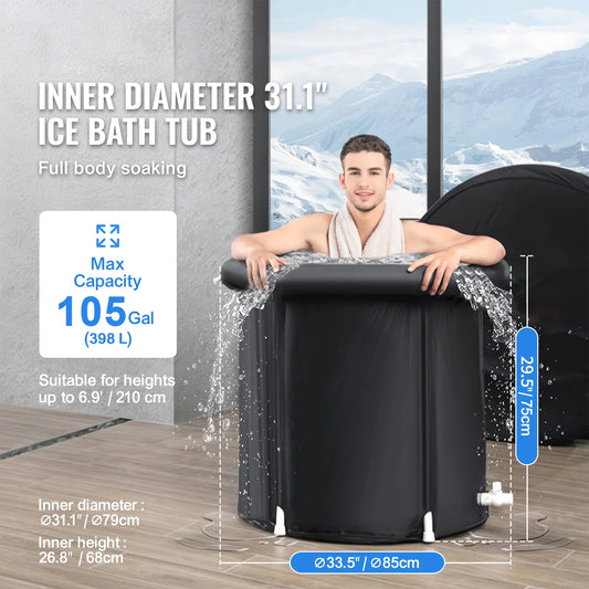SucceBuy Ice Bath Tub For Cold Water Therapy And Recovery
