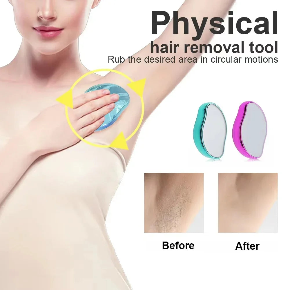 Crystal Hair Eraser Portable Reusable Depilation Tool For Body