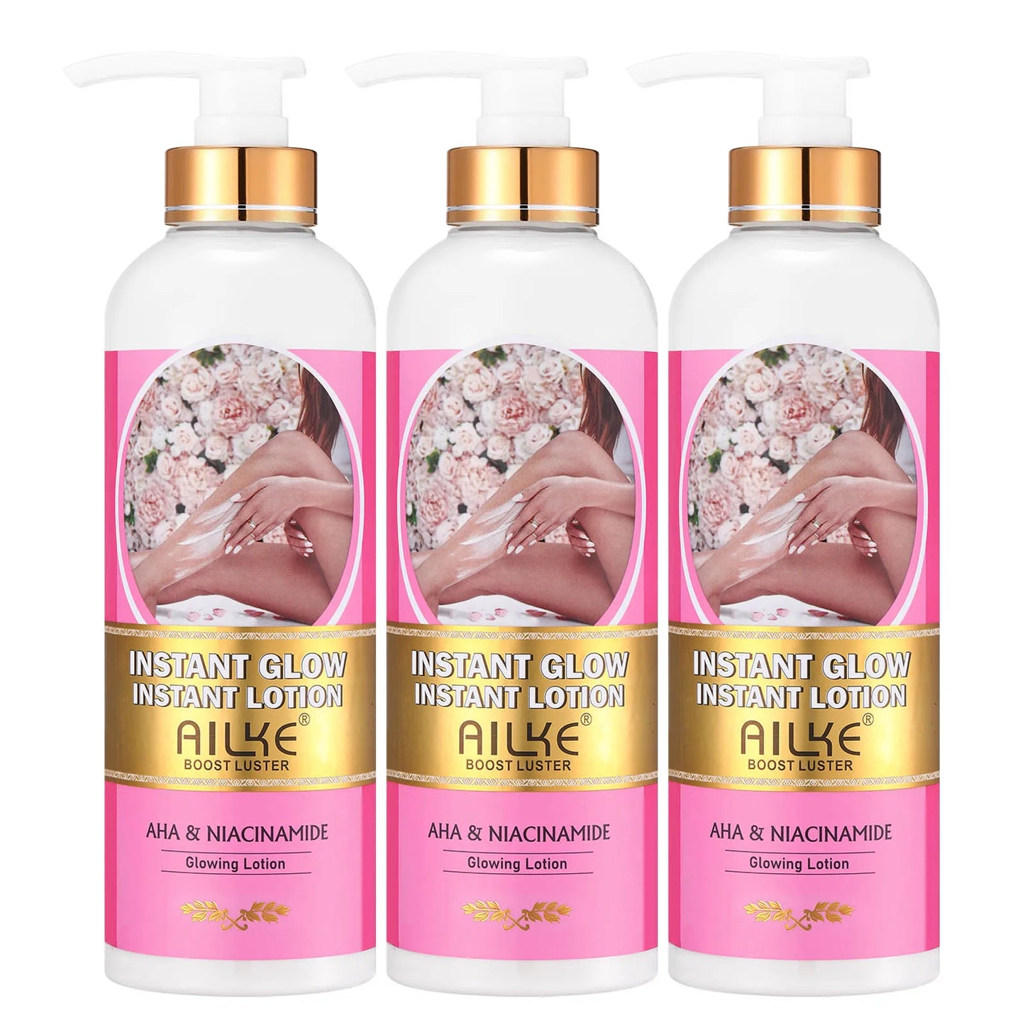 AILKE Skin Glowing Set Niacinamide Brightening Moisturizing Anti Acne Kit