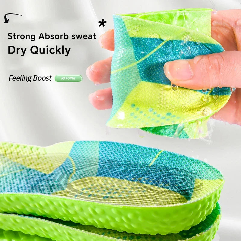 NAFOING Sport Shock Absorption Insoles EVA Air Cushion Arch Support