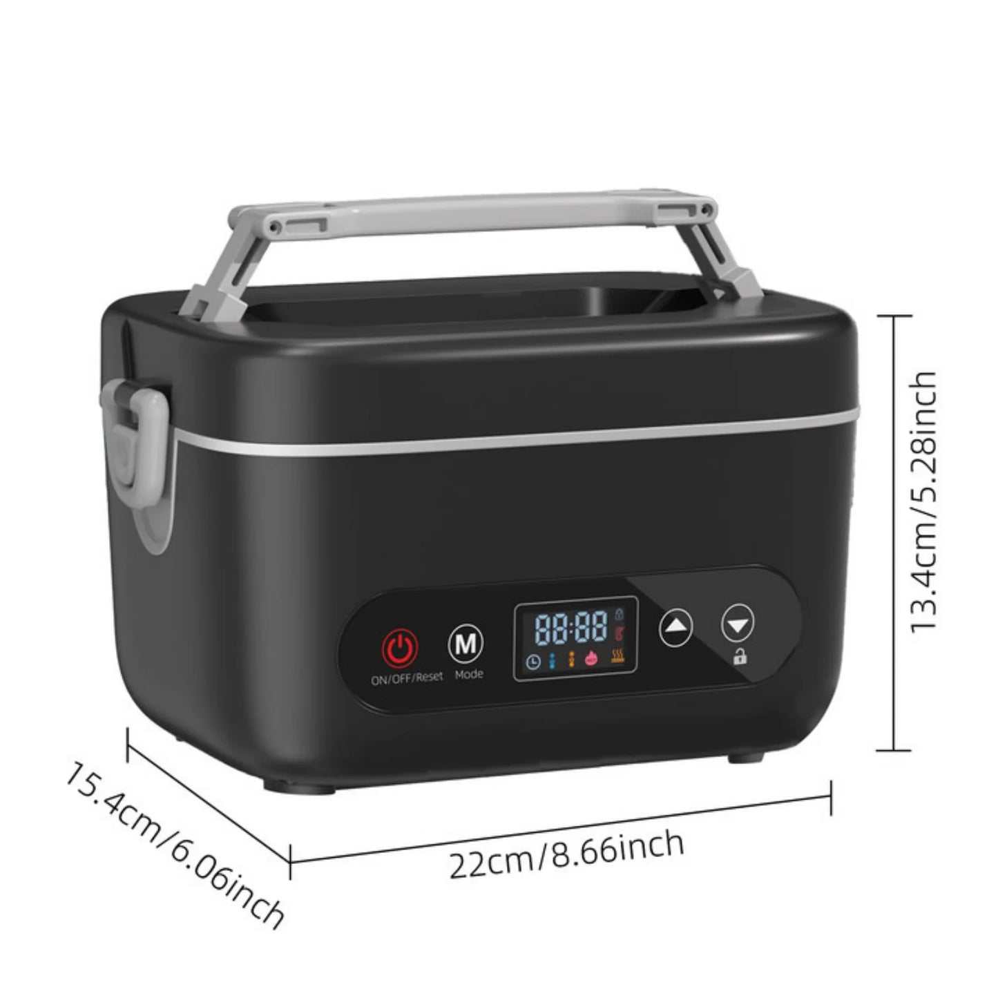 12000mAh Wireless Lunch Box Portable Food Warmer With Auto Temperature Control