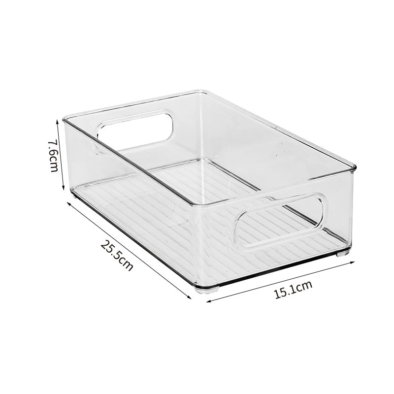 Transparent Refrigerator Storage Box Vegetables Fruit Organizer Clear Container
