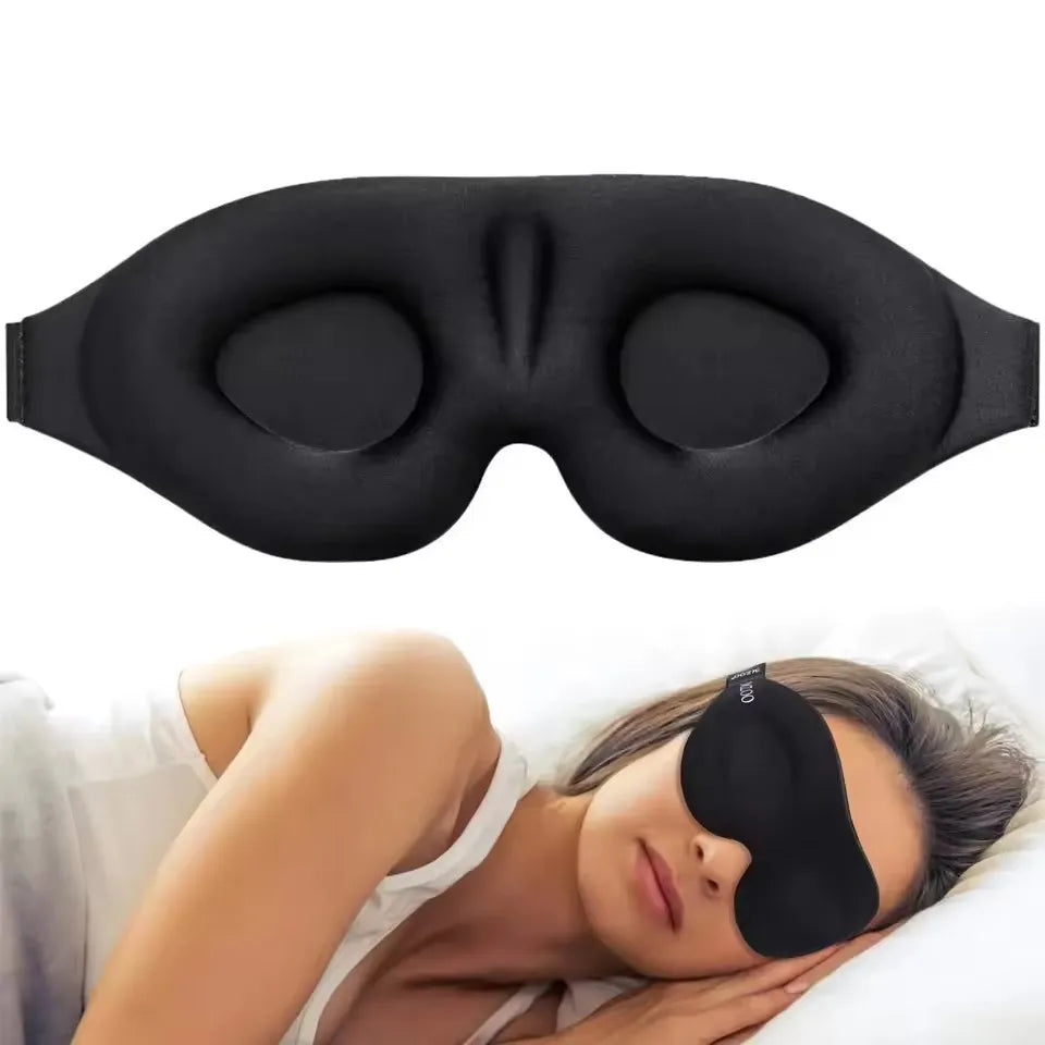 3D Contoured Sleep Mask Blocks Light
