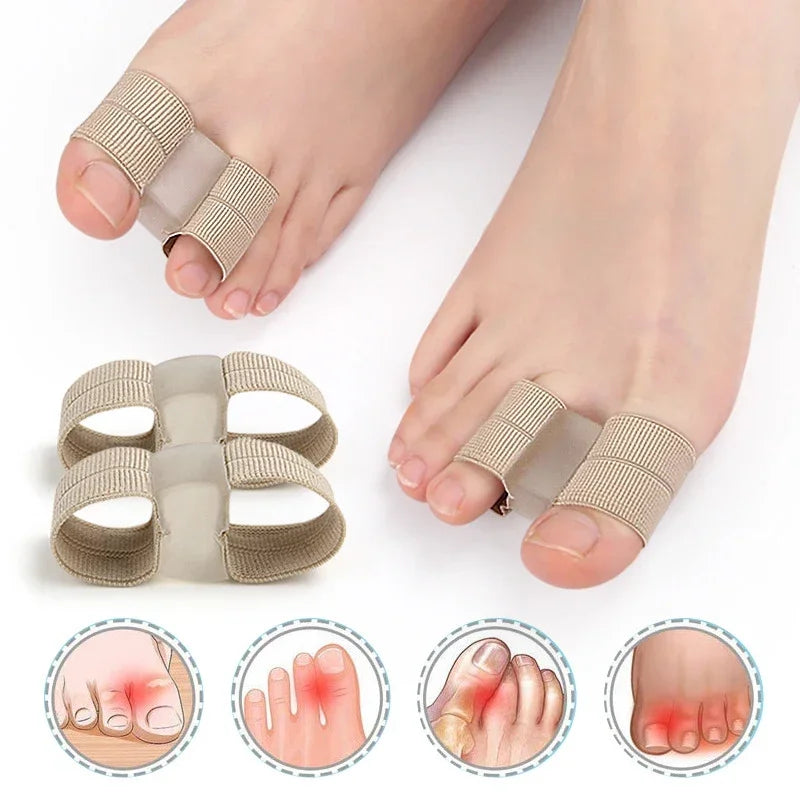 Silicone Toe Spreader Foot Care Tool Separator For Bunion Hallux Valgus Corrector