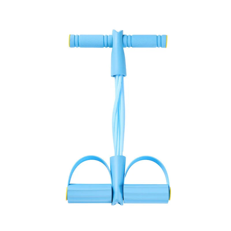 Natural Rubber 6 Tube Pedal Resistance Bands with Handles