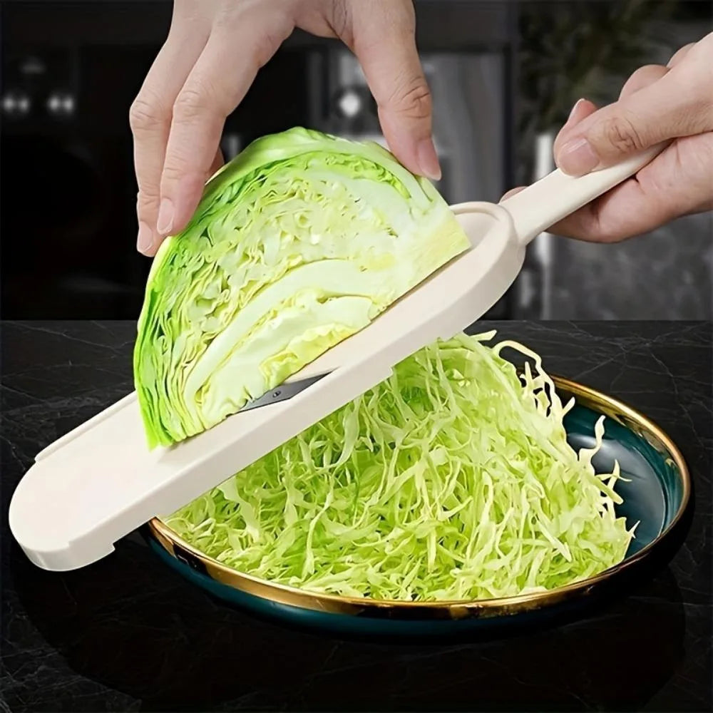 Multi Handheld Mandoline Slicer Stainless Steel V Blade With Brush