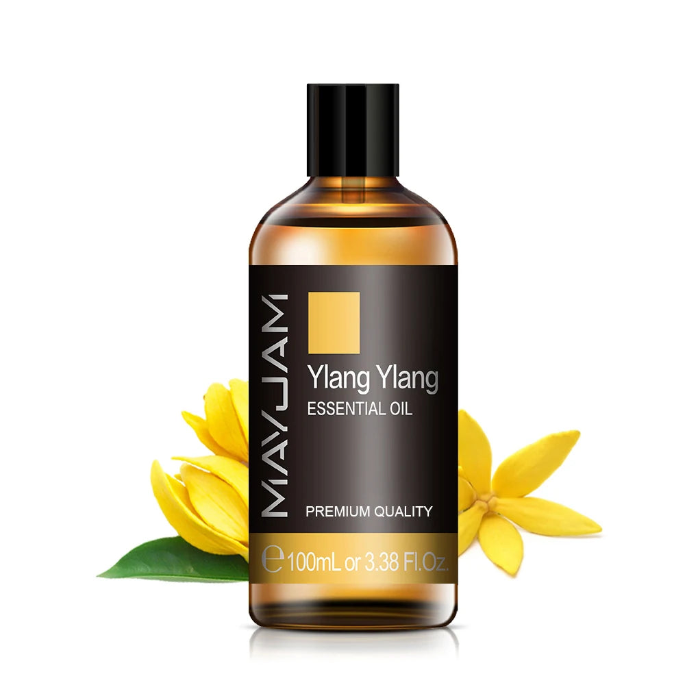 MAYJAM Essential Oils For Diffuser Lavender Eucalyptus Rose Ginger Lemongrass