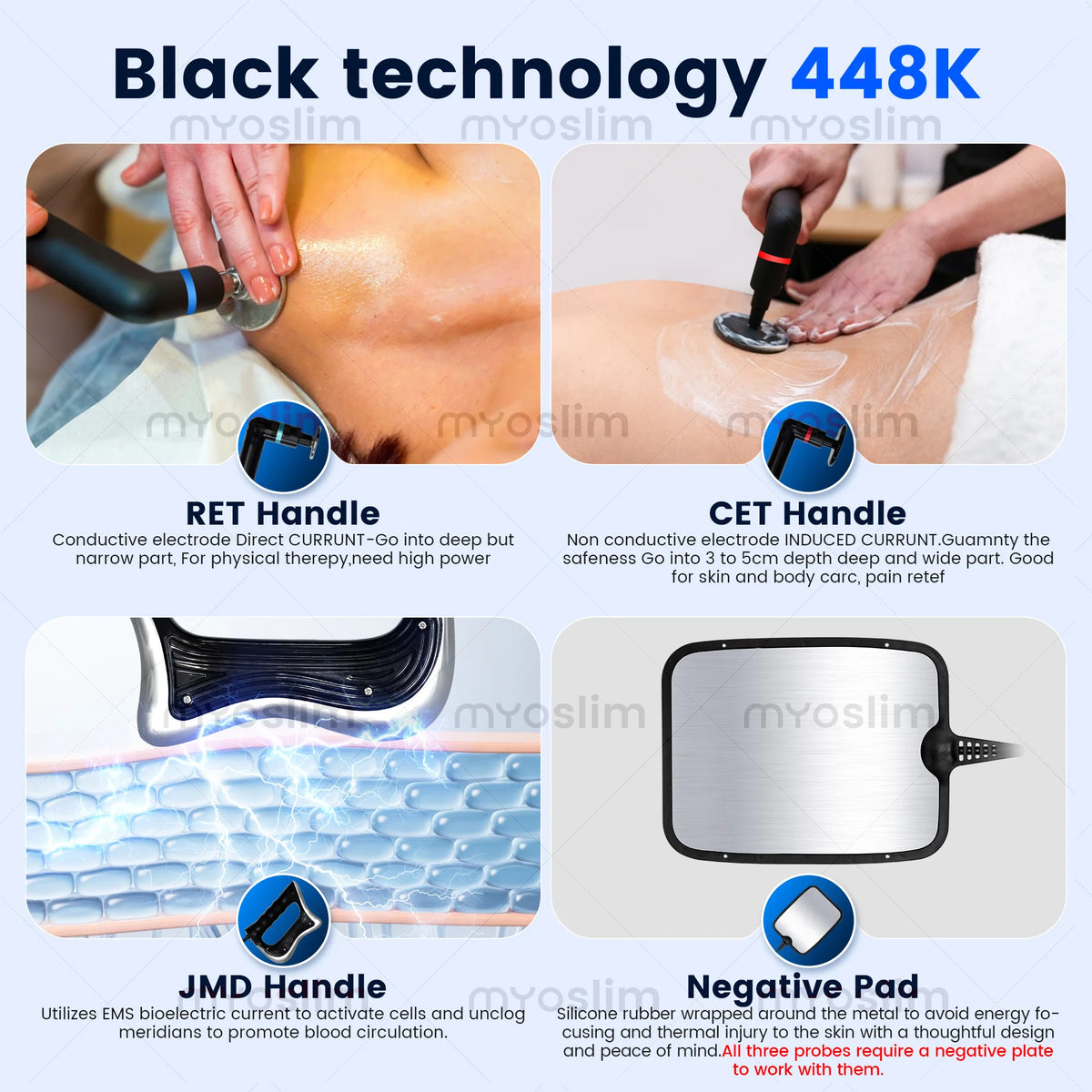 Indiba 448KHz RF EMS Beauty Machine For Slimming And Firming