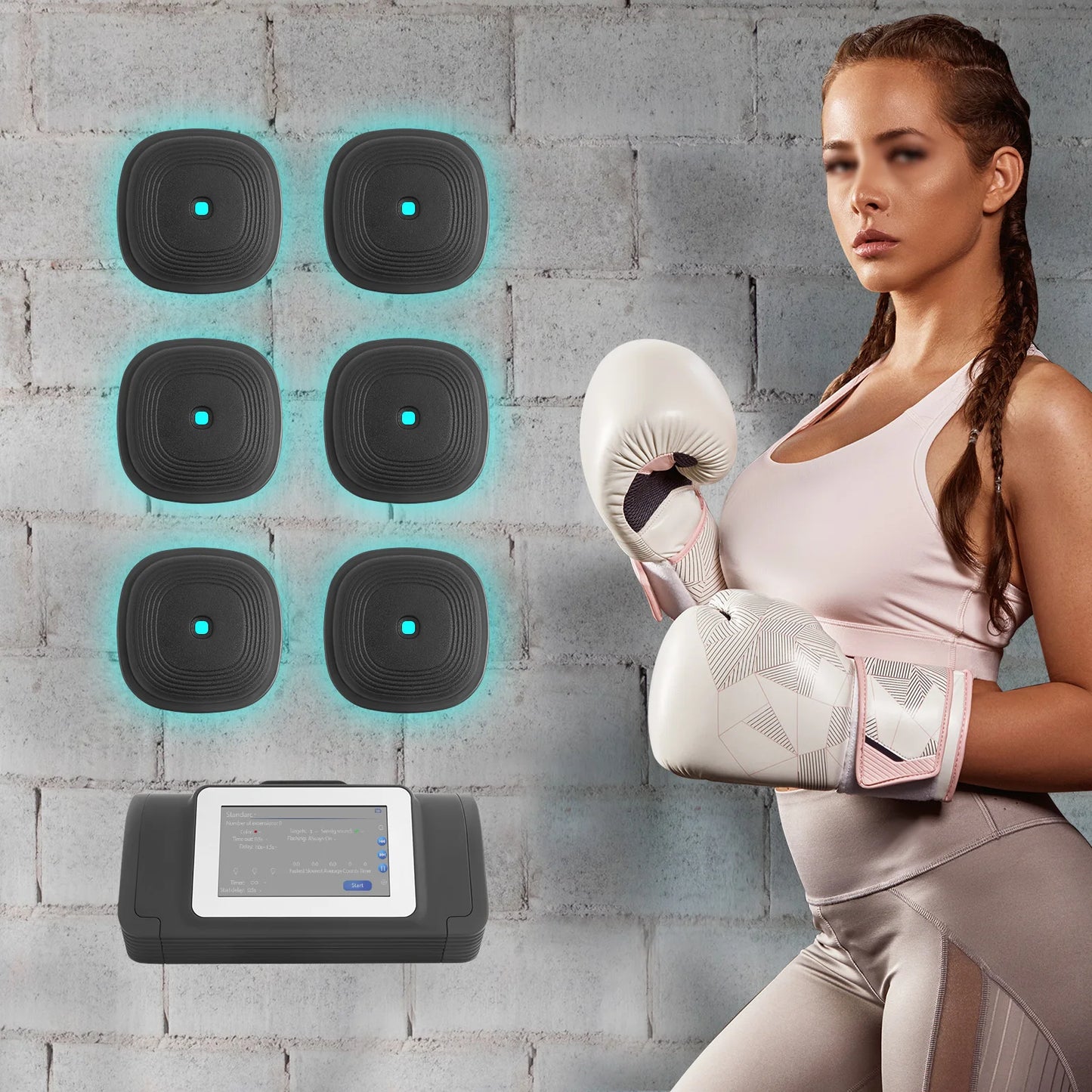 Bluetooth Music Boxing Wall Target Machine For Home Fitness And Agility Training