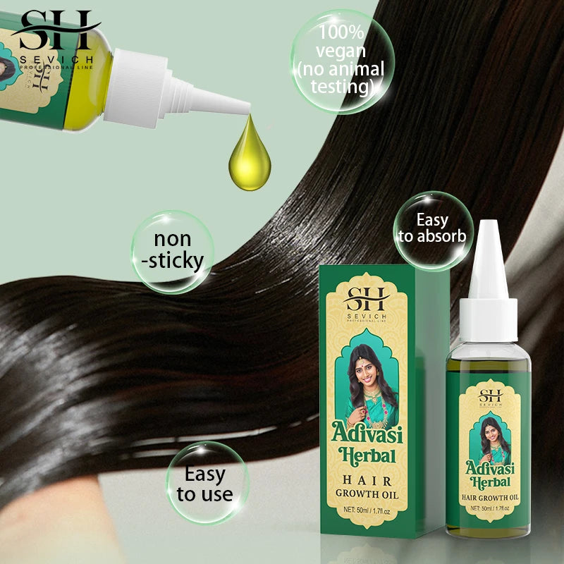 Adivasi Hair Growth Oil Set Organic Herbal Scalp Treatment
