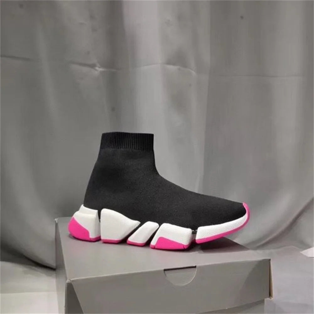 Breathable High Top Sock Sneakers for Men and Women