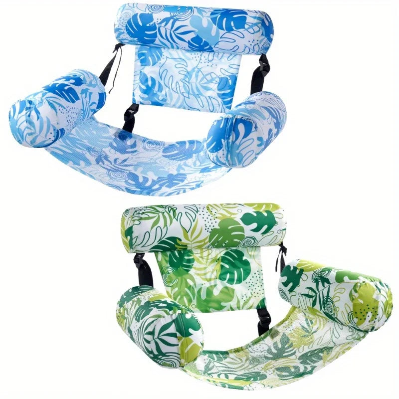 Joyfy 2Pack Adjustable Pool Floats Lounge Chairs for Water Relaxation