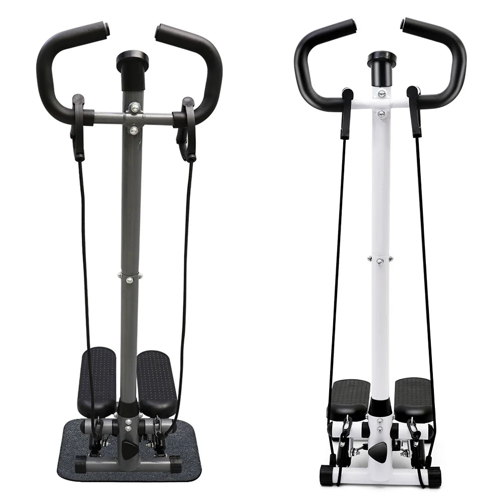 Home Gym Exercise Stepper With LCD Monitor And Resistance Bands