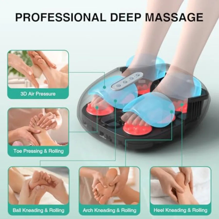 Foot Massager With Heat Shiatsu Deep Kneading For Home Use