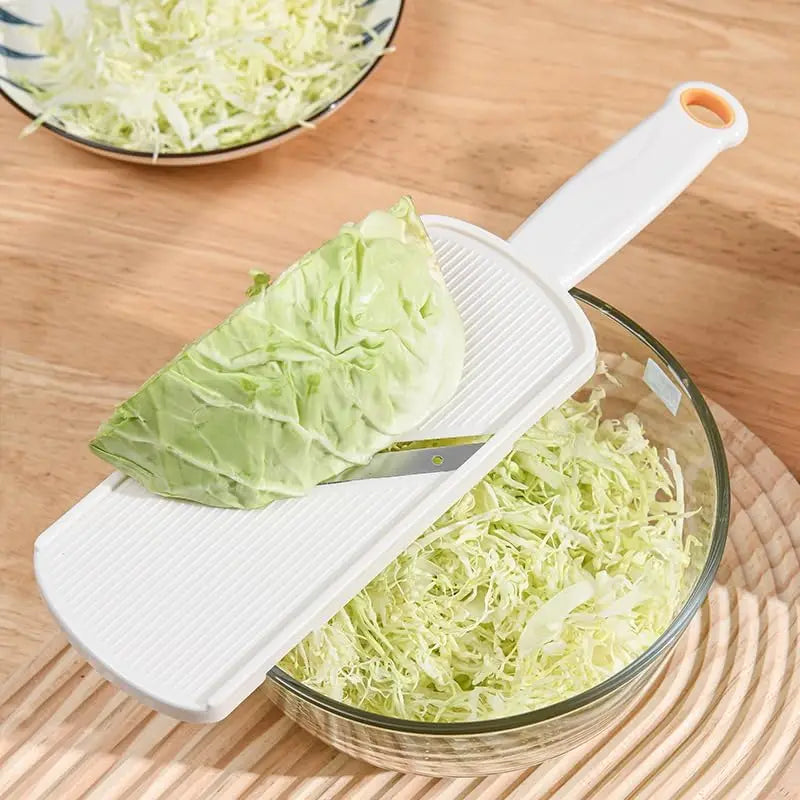 Multi Handheld Mandoline Slicer Stainless Steel V Blade With Brush
