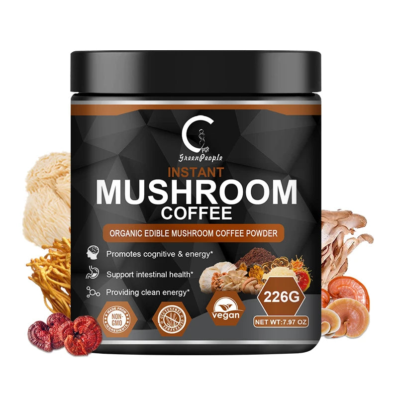 Minch Lions Mane Mushroom Coffee With Reishi Cordyceps Turkey Tail