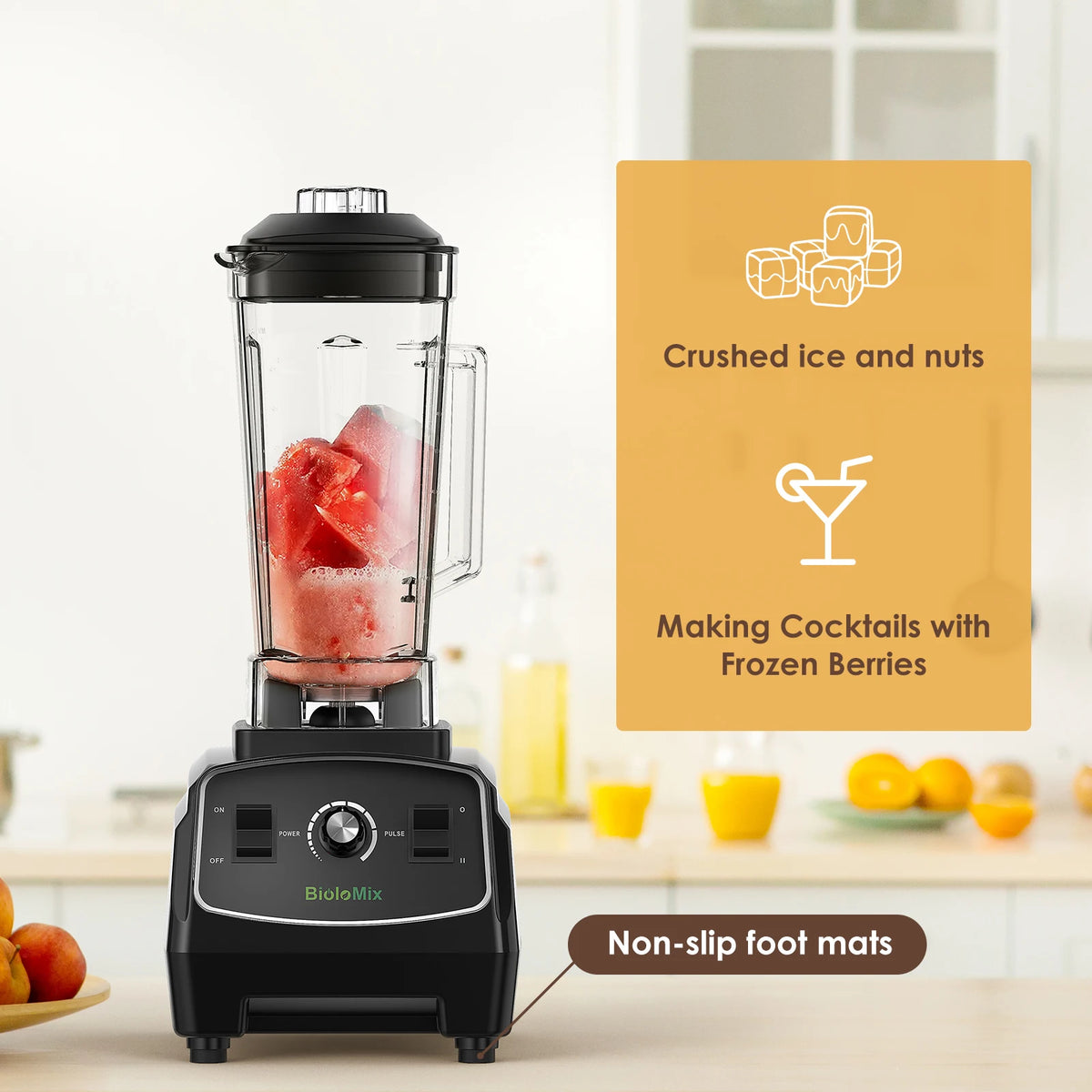 Biolomix Commercial Heavy Duty Blender Food Processor