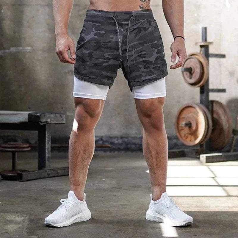 Men Quick Dry Running Shorts For Gym And Jogging Training
