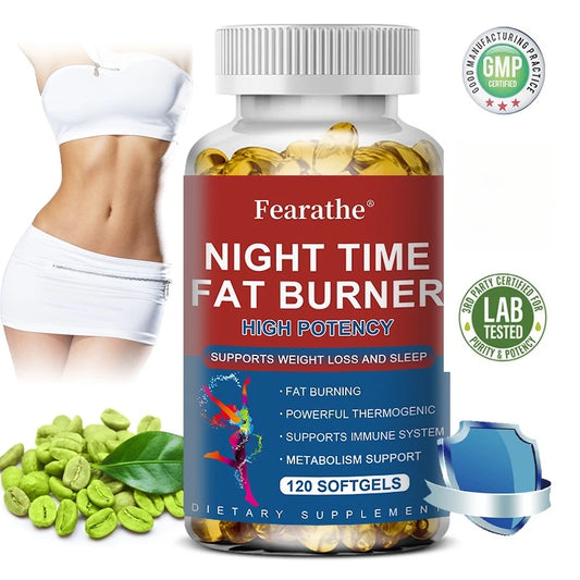 Fearathe Charge Nighttime Fat Burner Capsule Supports Sleep And Weight Loss