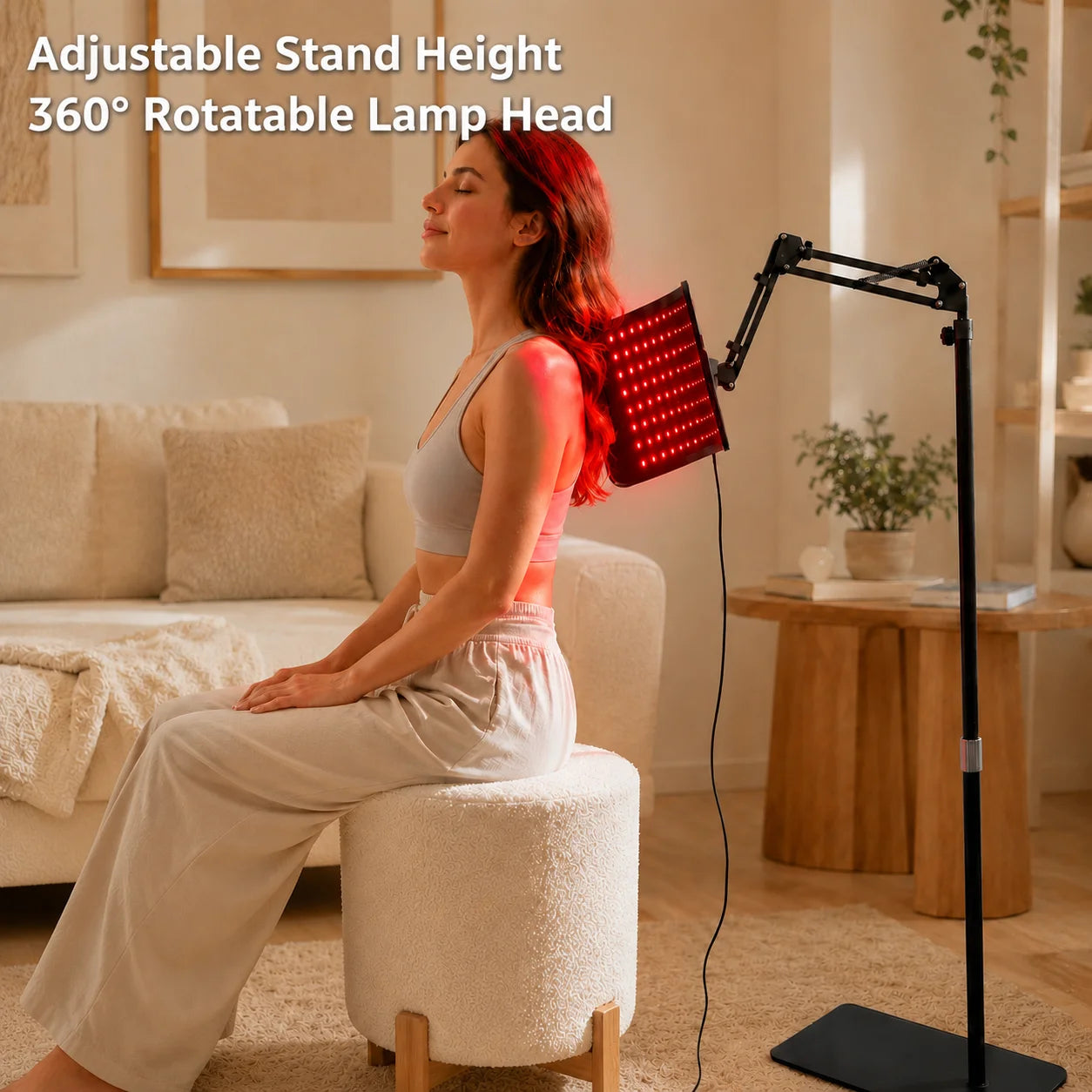 Near Infrared Light Therapy Panel 660nm 850nm With Adjustable Stand Timer