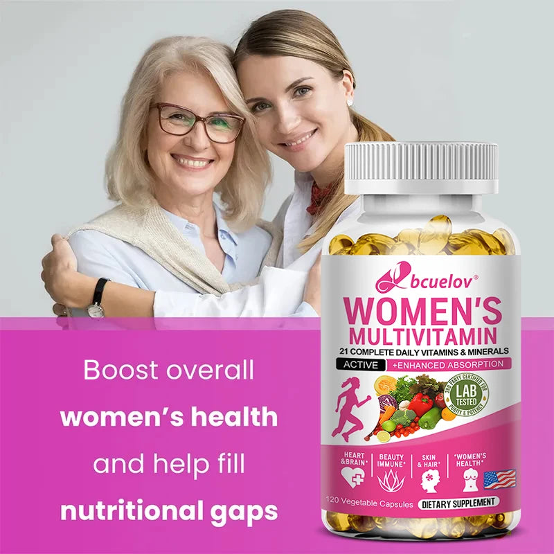 Bcuelov Multivitamin Mineral Supplement For Heart Health And Energy